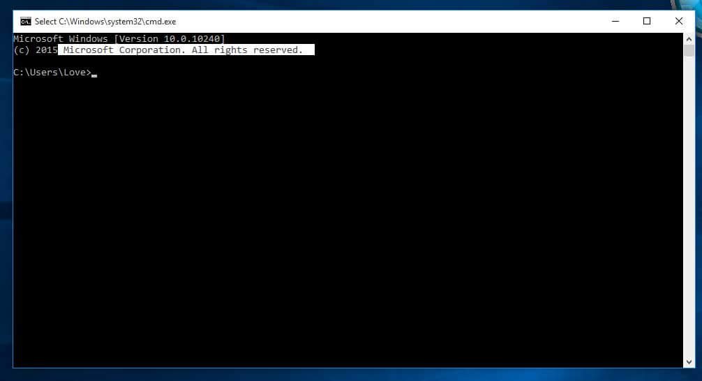 cmd in windows 10