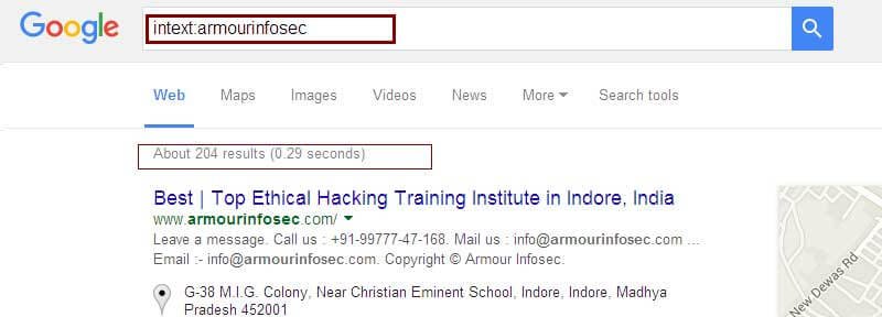 google hacking